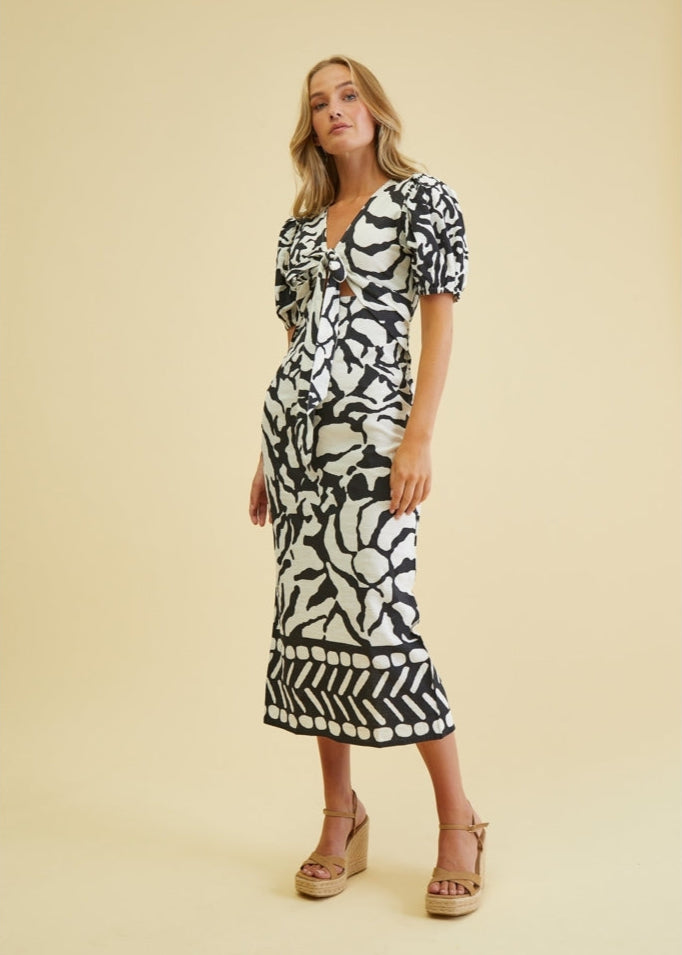 Vestido estampado CRISTINA