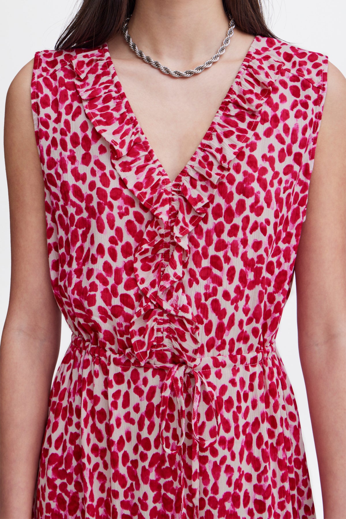 Vestido largo sin mangas PINK LEO