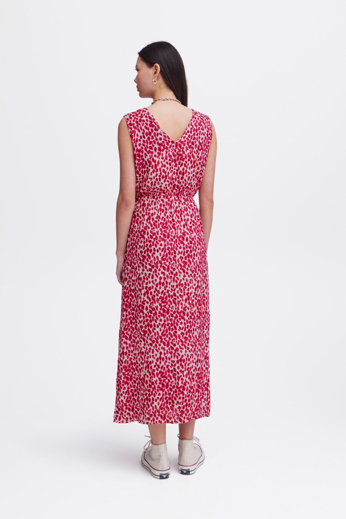 Vestido largo sin mangas PINK LEO