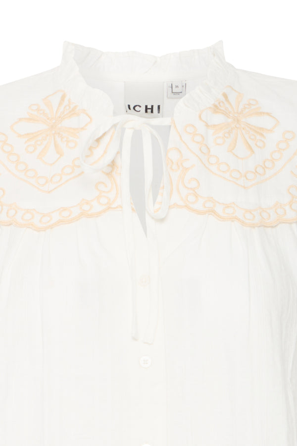 Blusa bordada sin mangas GISELA