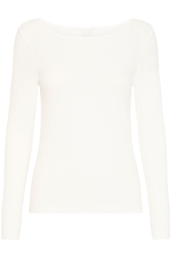 Camiseta elástica blanca básica MILLA