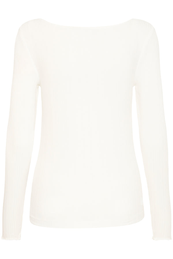 Camiseta elástica blanca básica MILLA
