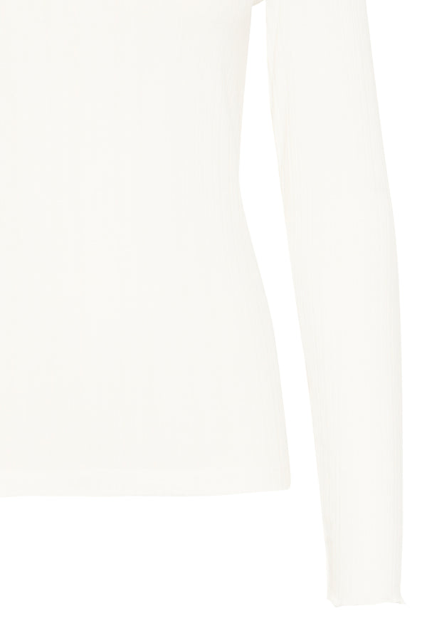 Camiseta elástica blanca básica MILLA