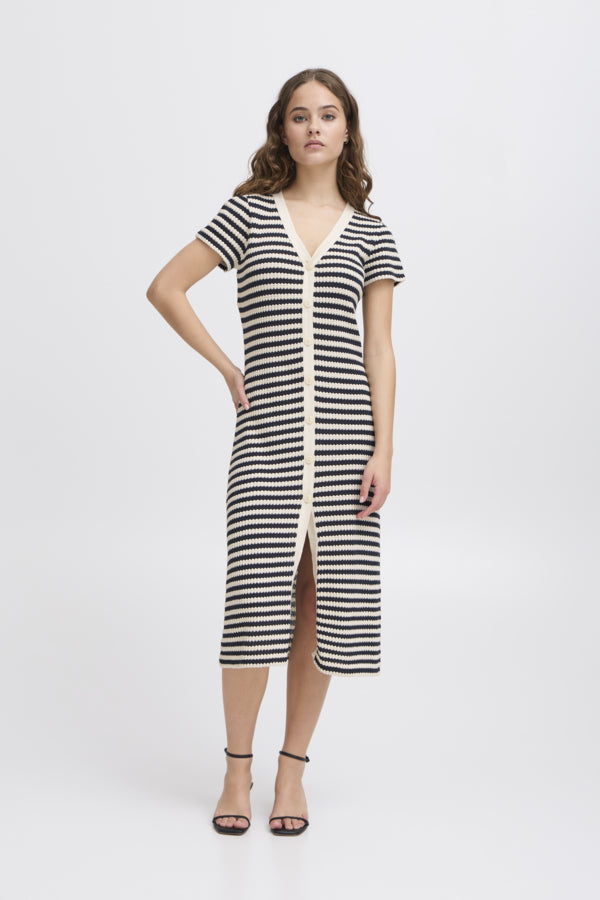 Vestido de punto con botones ZAGGY