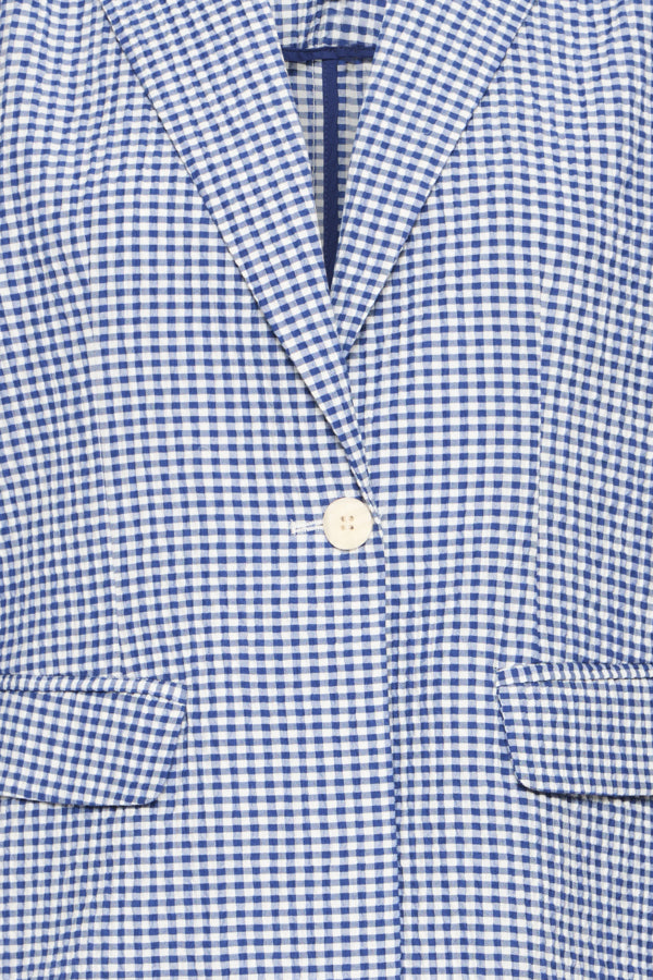 Blazer de cuadro vichy DILMA