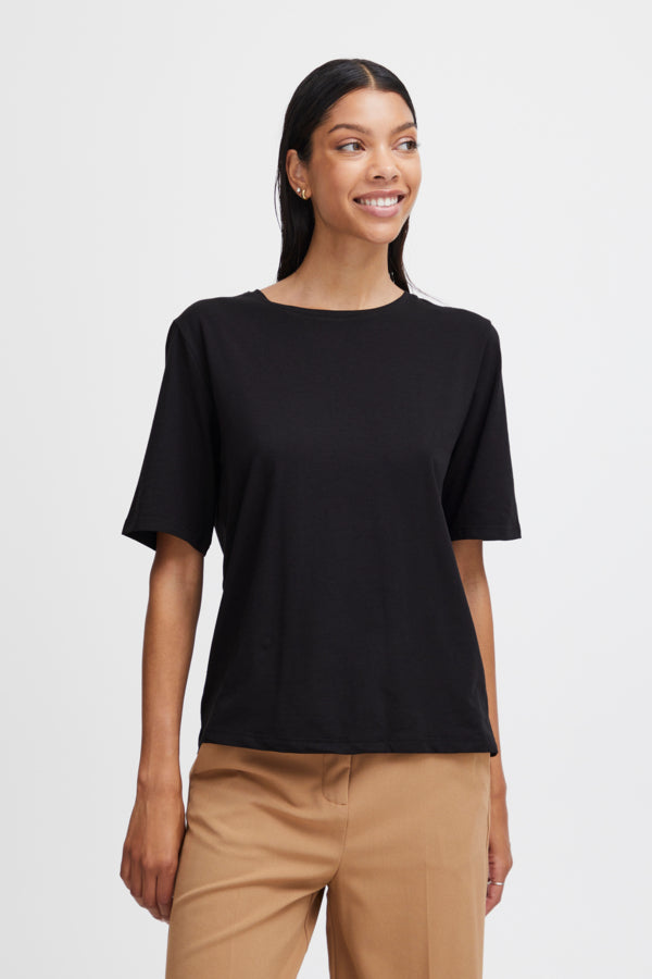 Camiseta básica negra ALBA