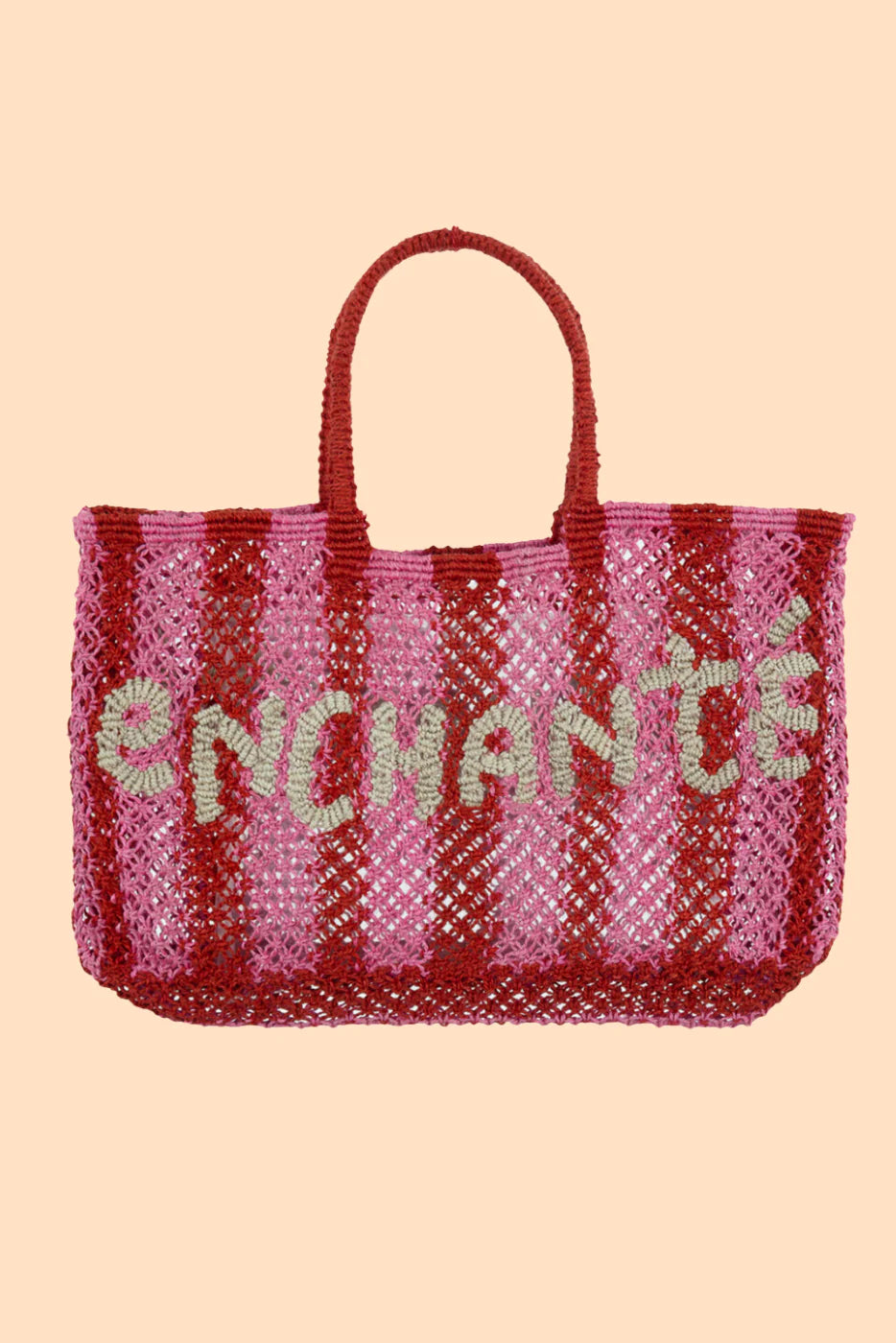 Bolso de yute rayas ENCHANTÉ