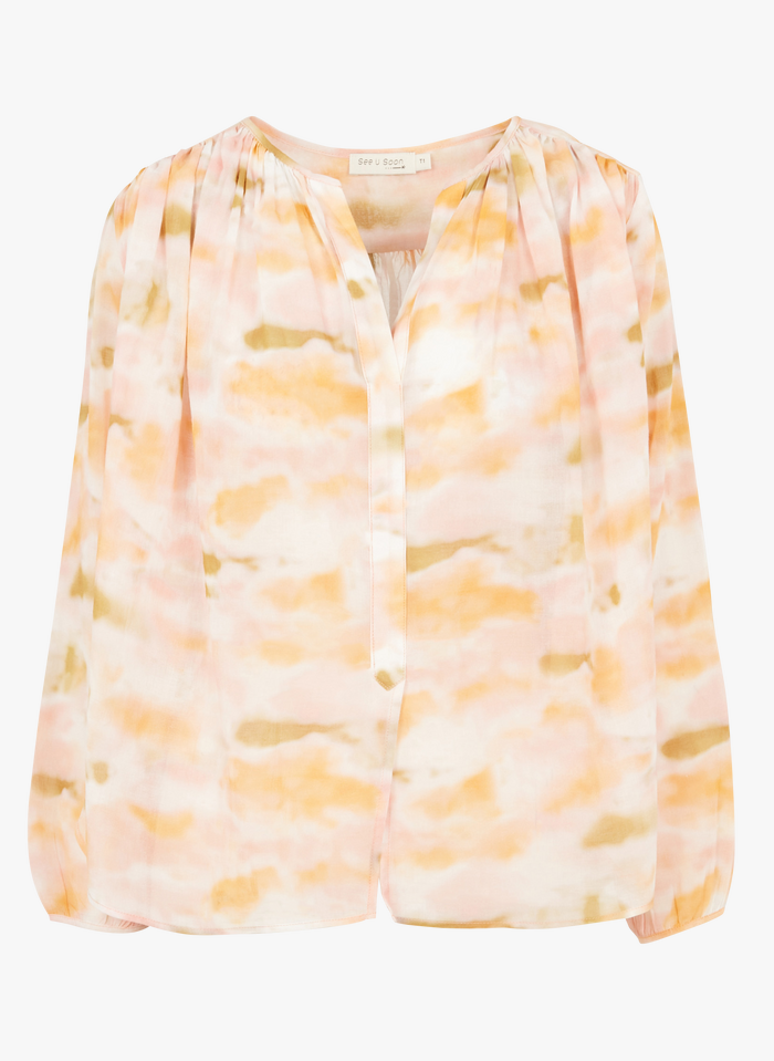 Blusa algodón tie dye MERMAID