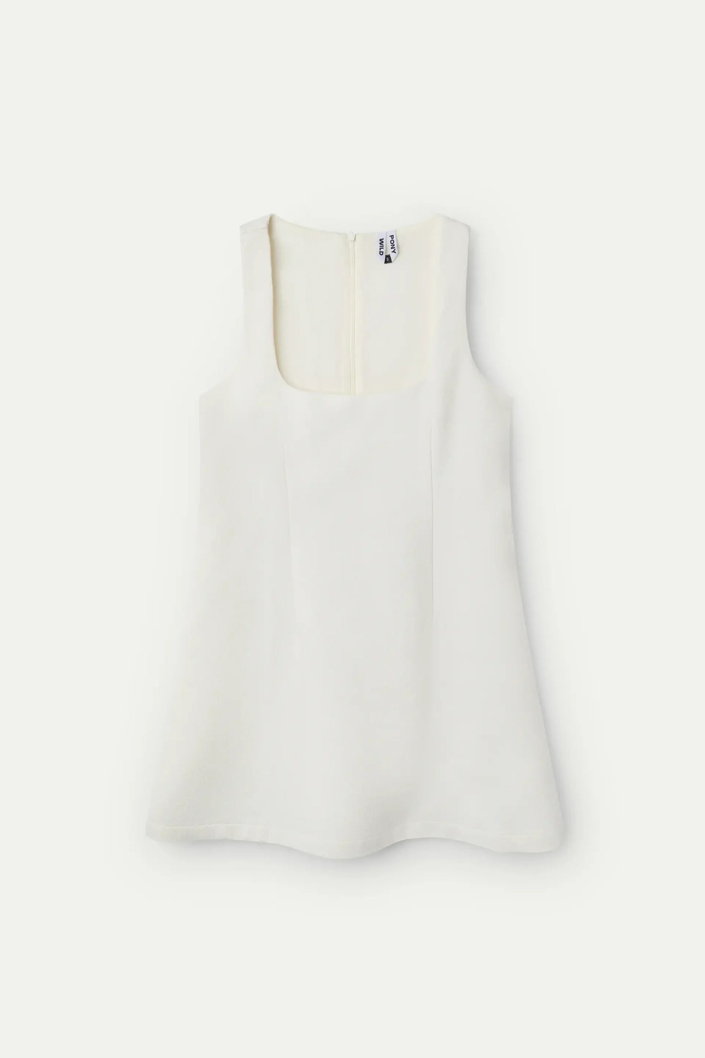 Vestido corto blanco tweed MOTA