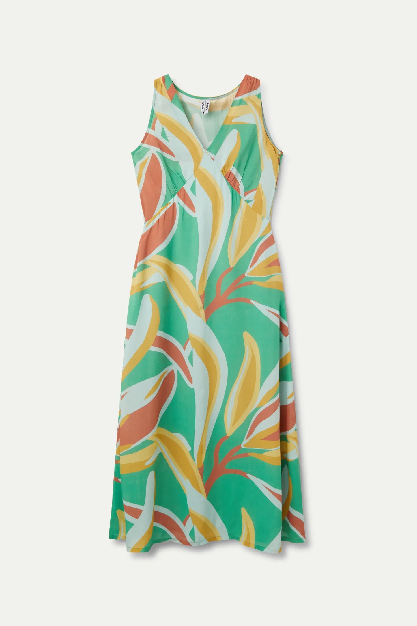 Vestido midi estampado floral MINDI