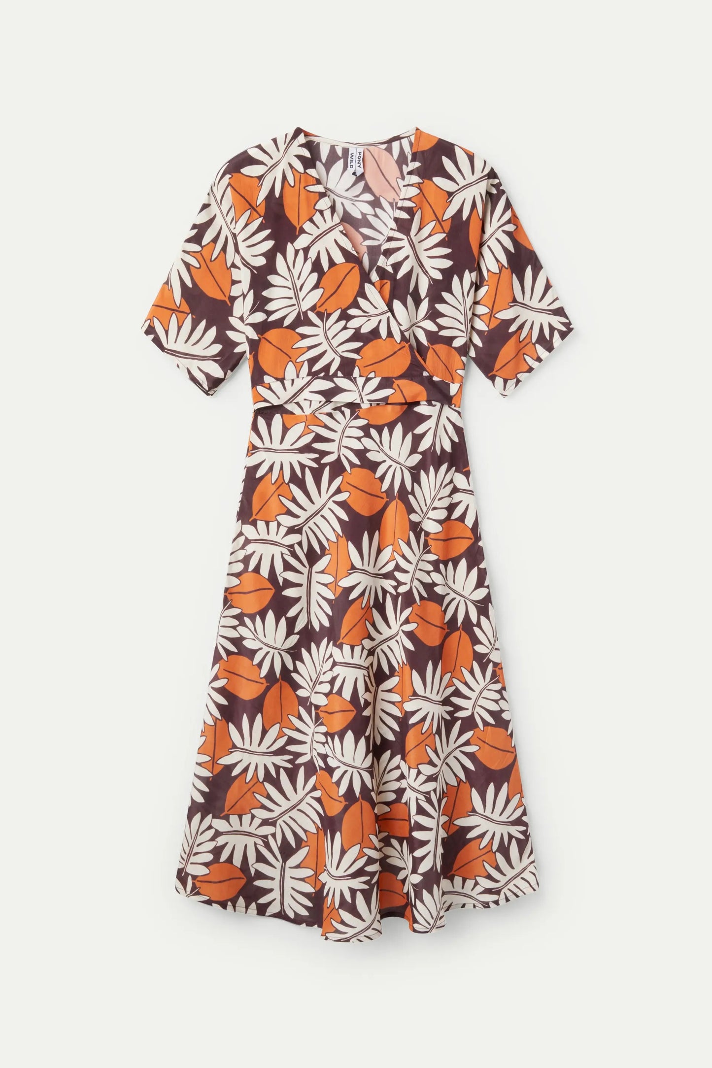 Vestido midi estampado floral MALTA