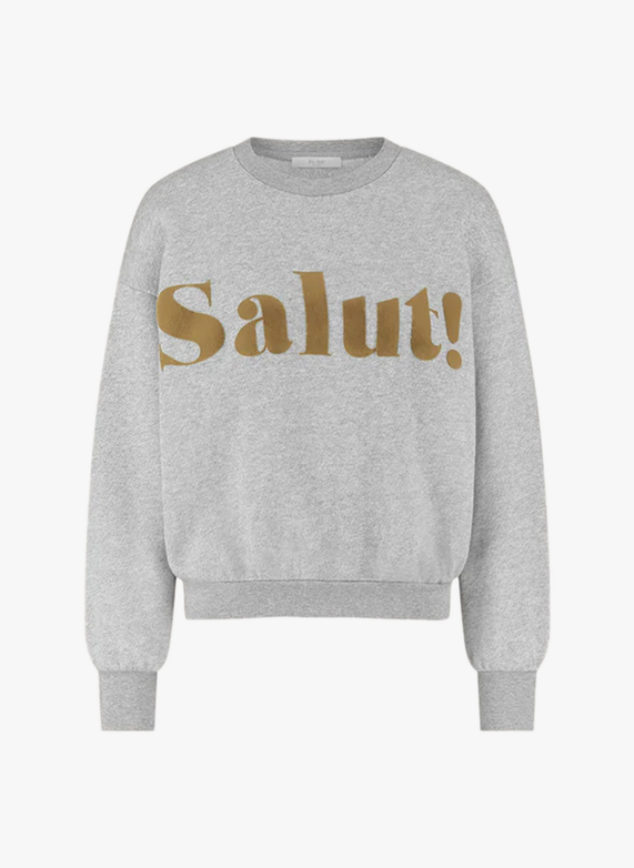 Sudadera gris SALUT