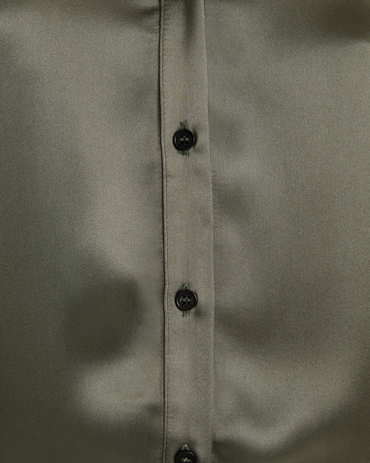 Camisa satinada verde MARLON