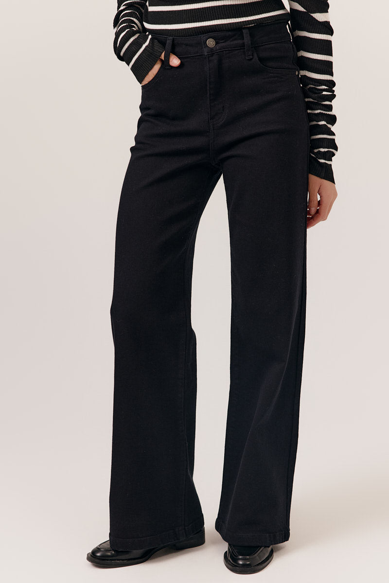 Pantalón vaquero negro BROOKE