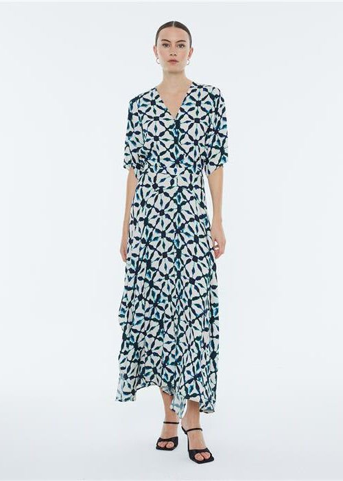 Vestido largo estampado PRELUDE