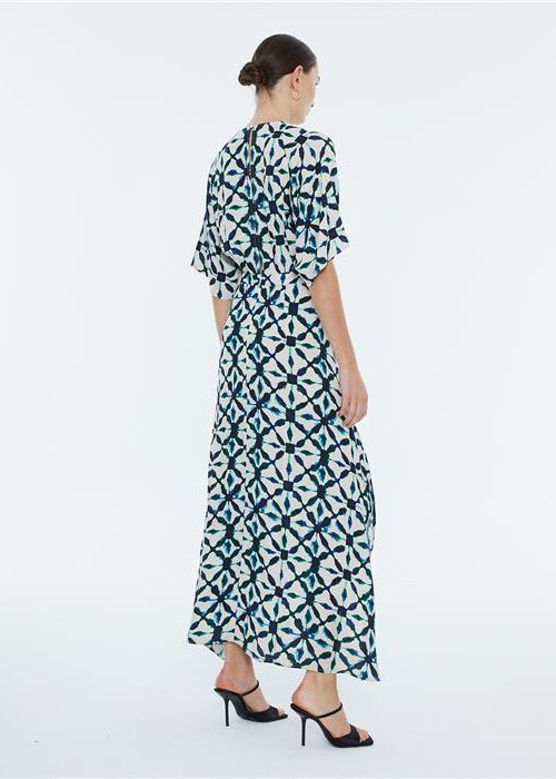 Vestido largo estampado PRELUDE