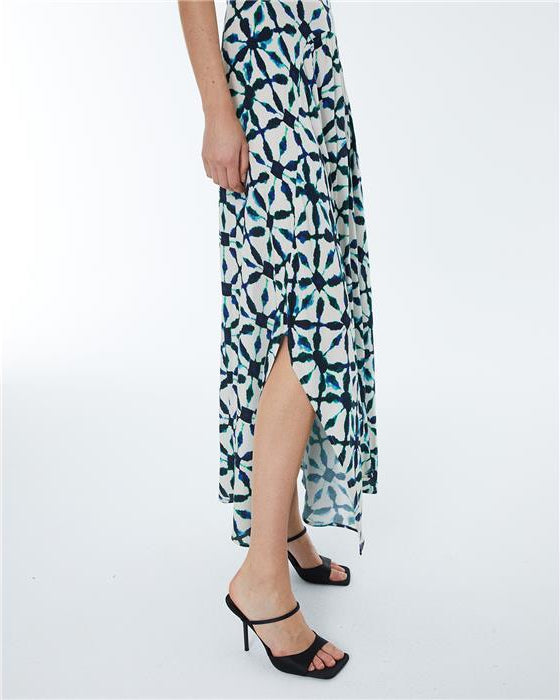 Vestido largo estampado PRELUDE