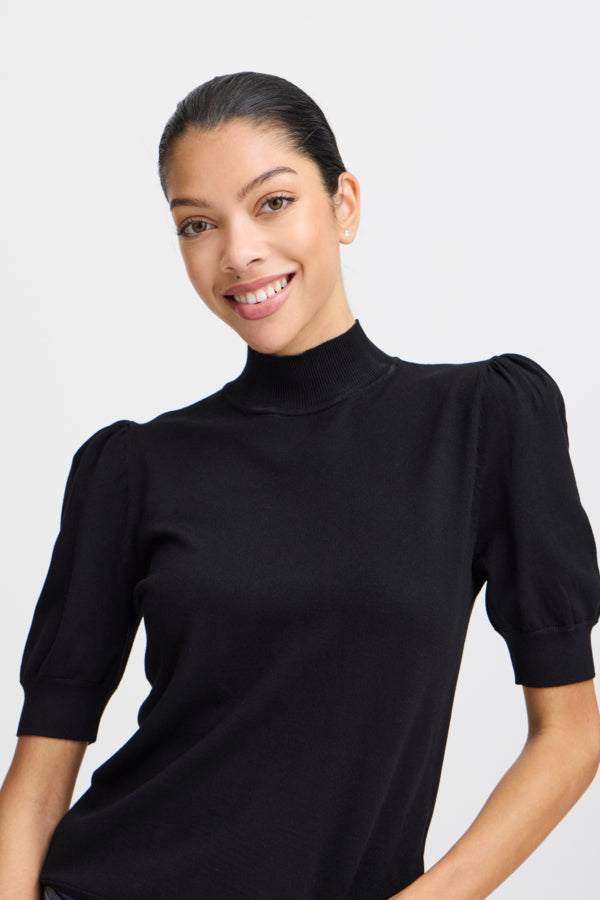 Jersey de manga corta negro