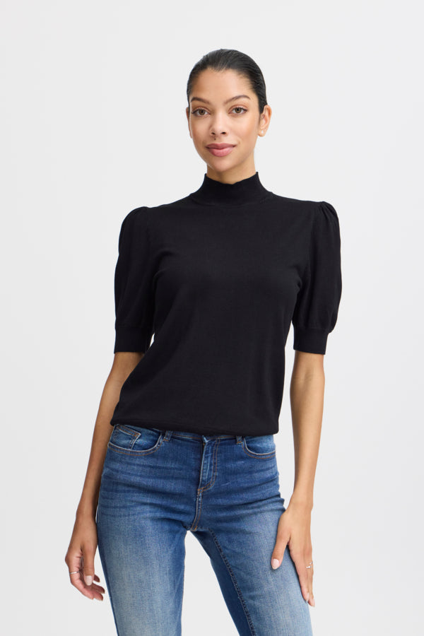 Jersey de manga corta negro