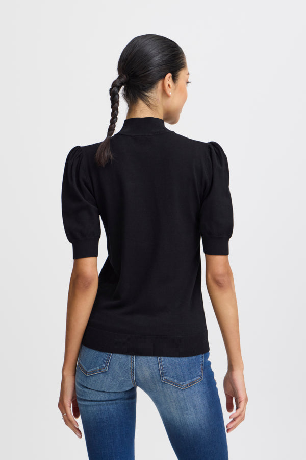 Jersey de manga corta negro