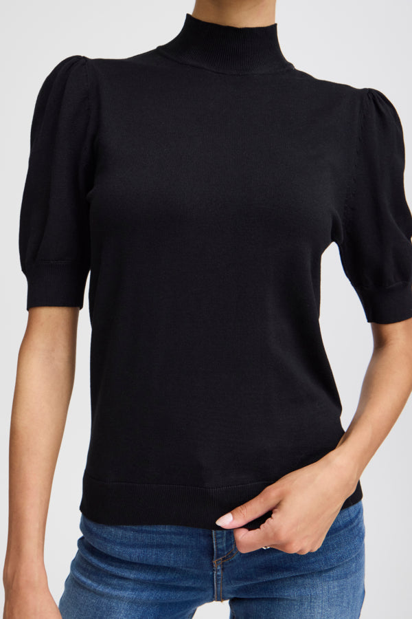 Jersey de manga corta negro