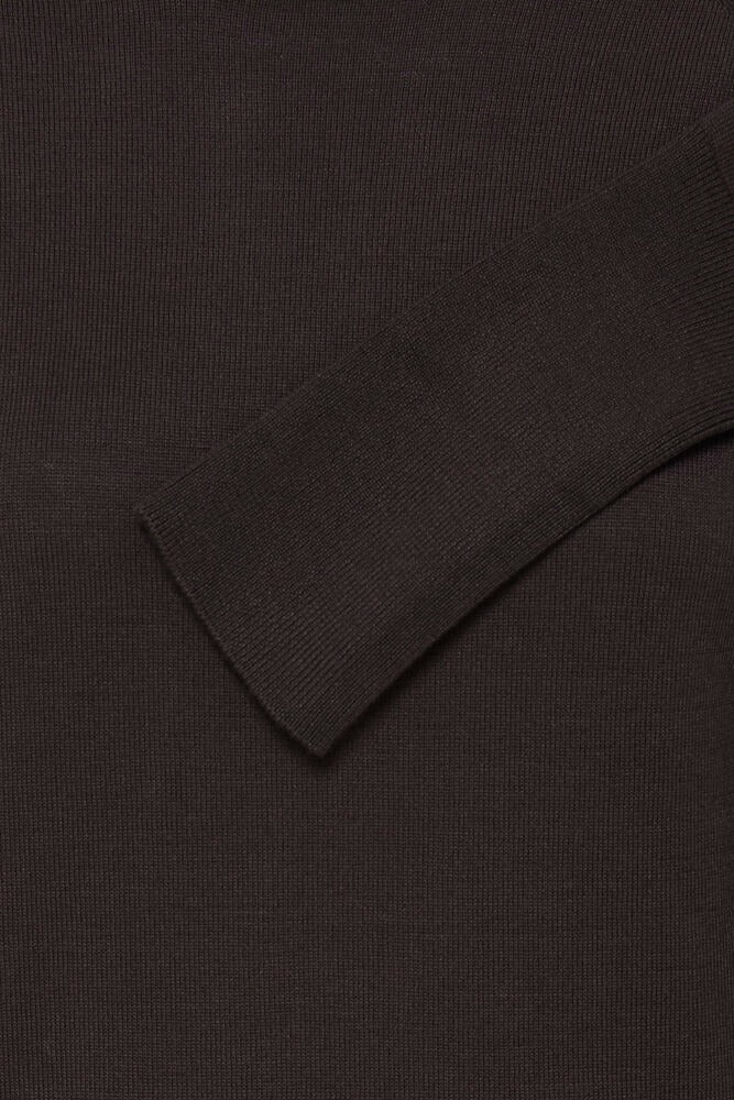 Jersey punto fino marrón LUCA
