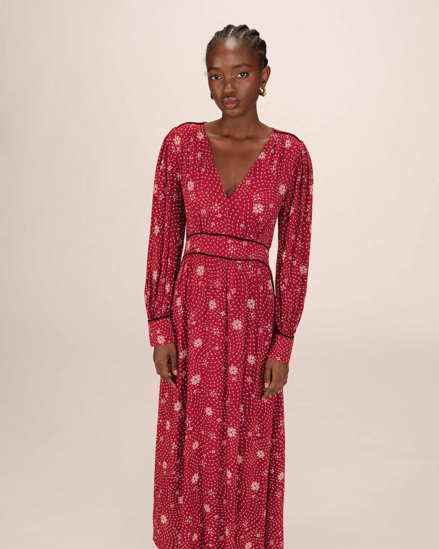 Vestido terracota BELKIS