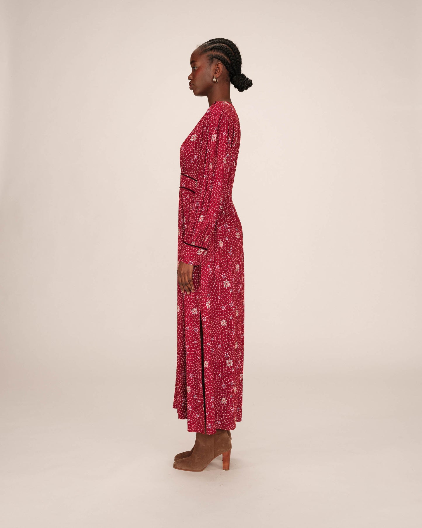 Vestido terracota BELKIS