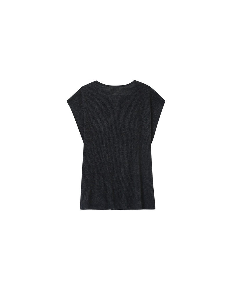 Jersey punto fino marino GLITTER