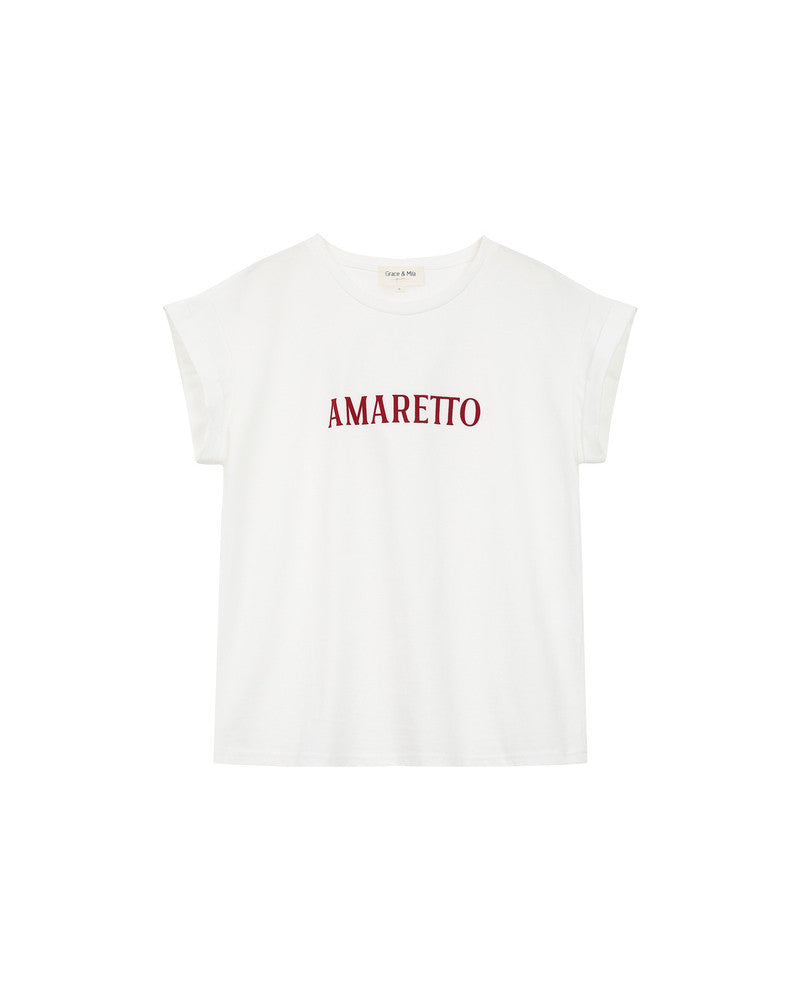 Camiseta de manga corta AMARETTO