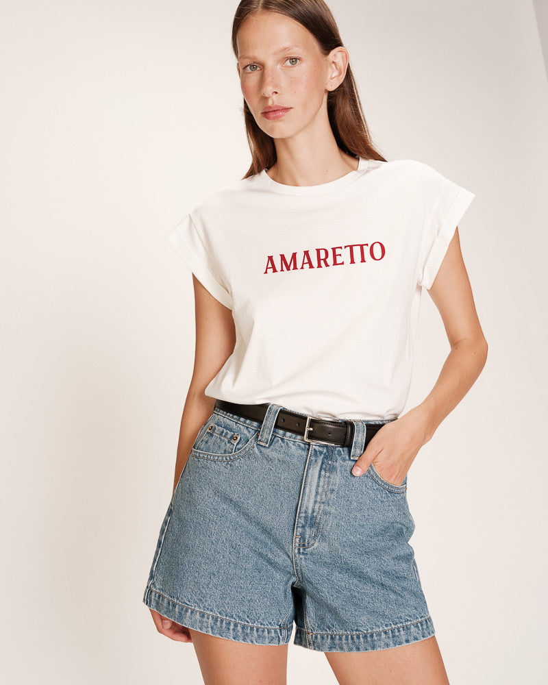 Camiseta de manga corta AMARETTO