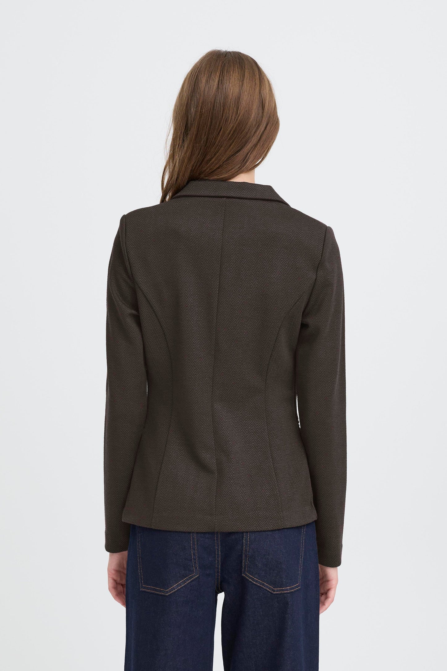 Blazer espiga marrón BREE