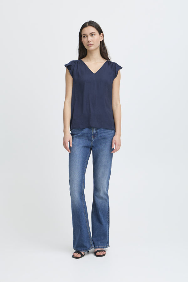 Blusa marino fluida MERI