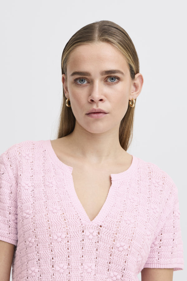 Jersey de punto rosa DOTS