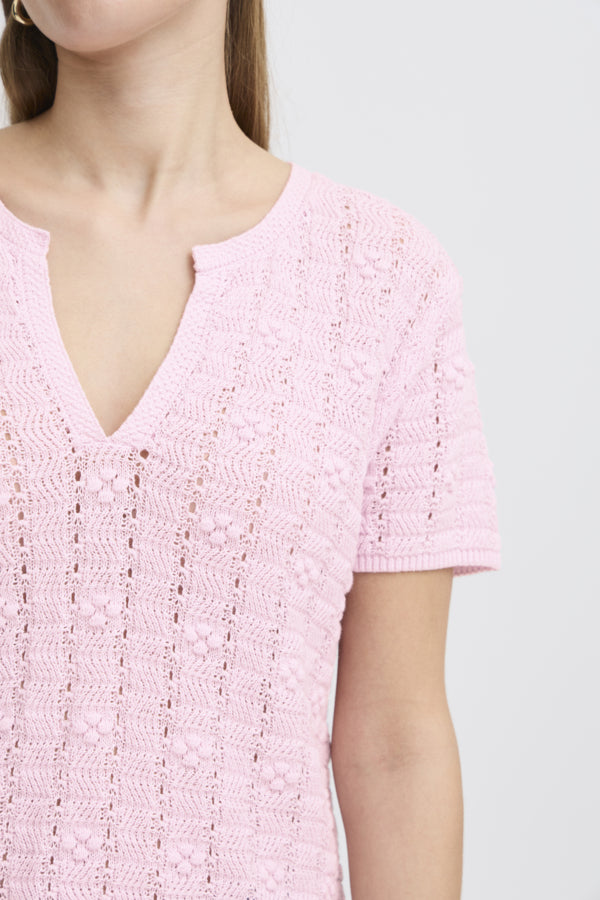 Jersey de punto rosa DOTS
