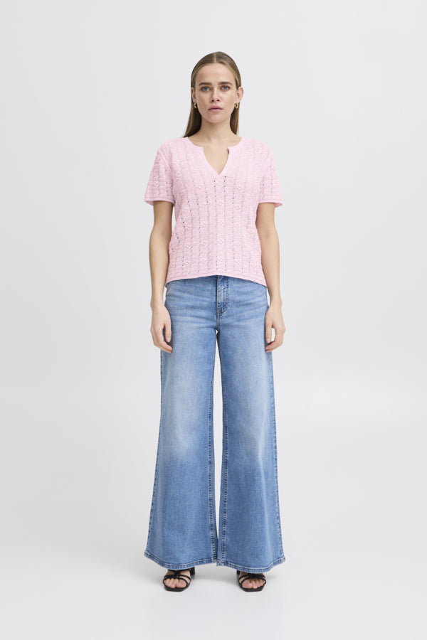 Jersey de punto rosa DOTS