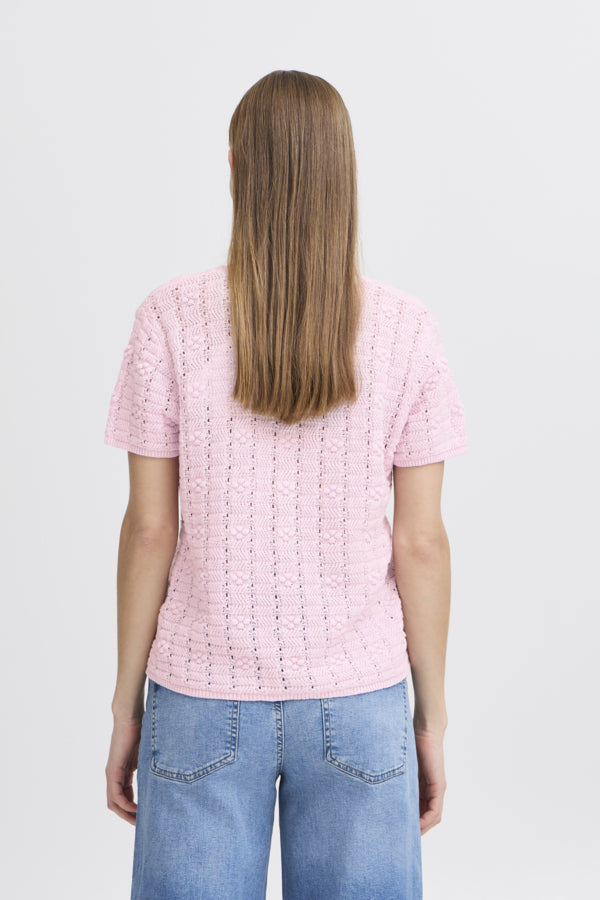 Jersey de punto rosa DOTS