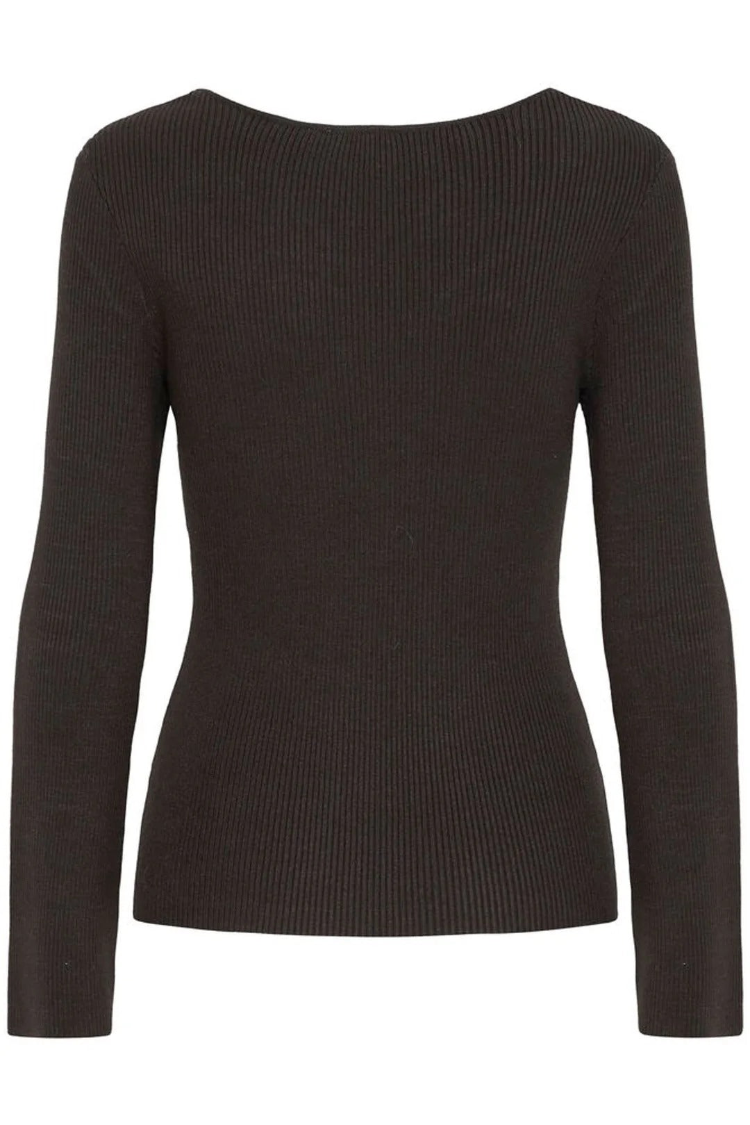 Jersey canalé negro DIANA