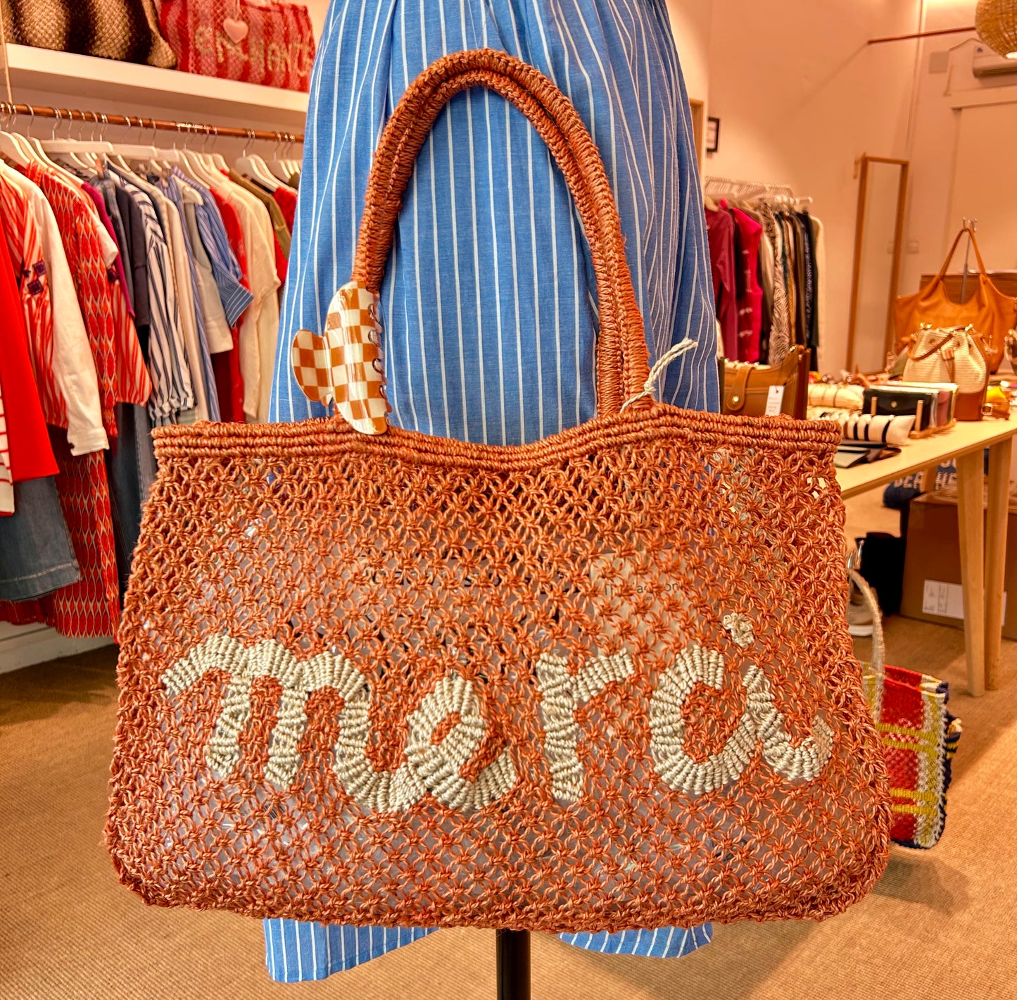 Bolso de yute MERCI