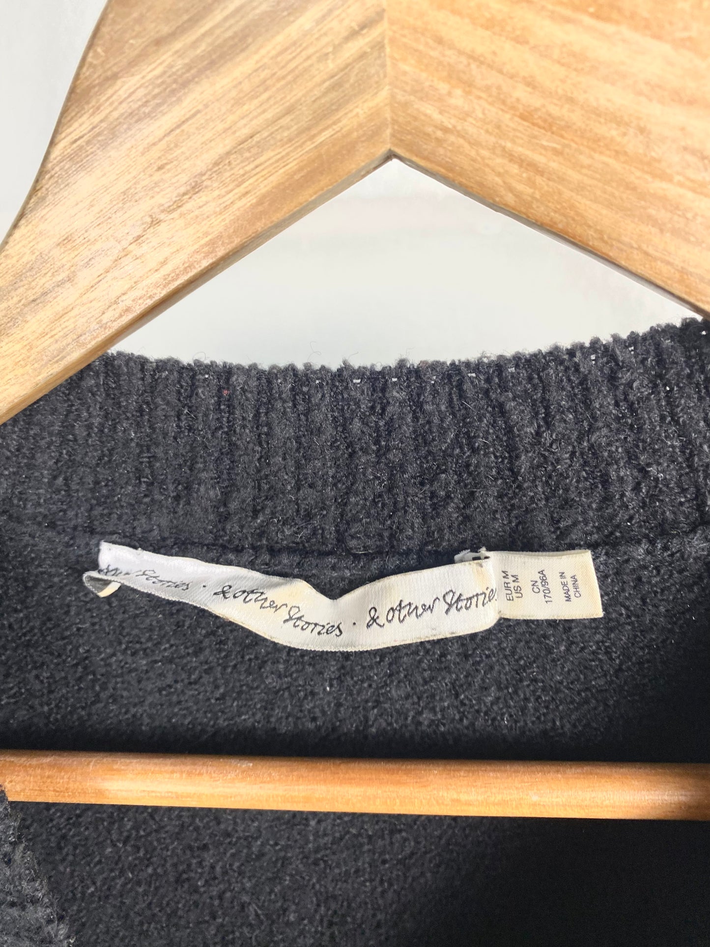 Jersey de punto fino negro - & Other Stories