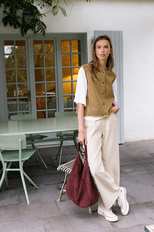 Bolso tote serraje BEVERLY