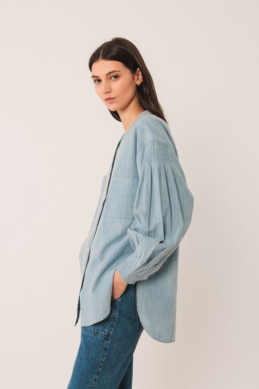 Camisa denim azul BETSY