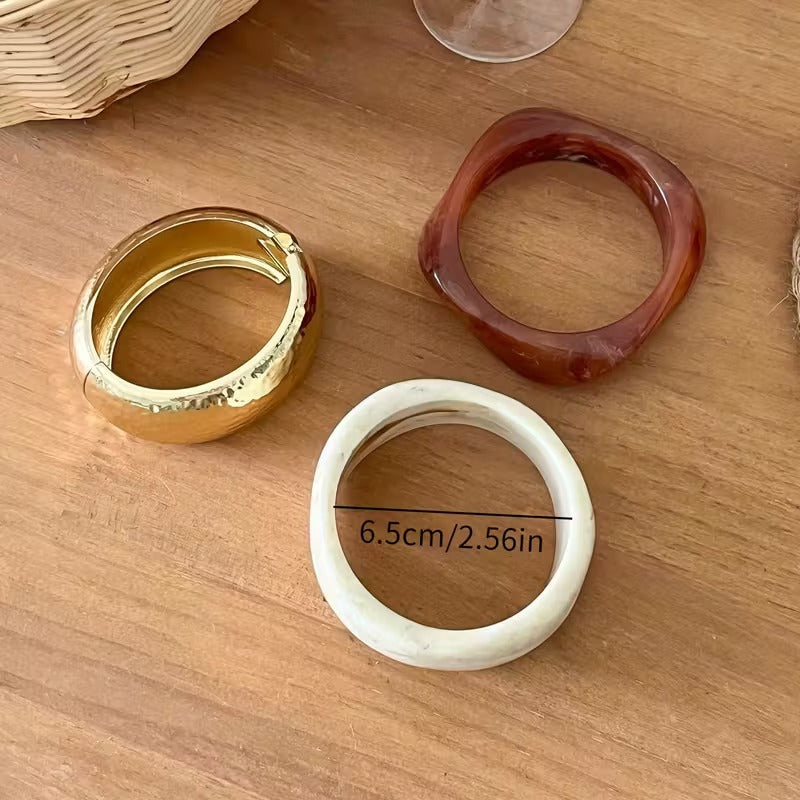 Set pulseras anchas boho RETRO