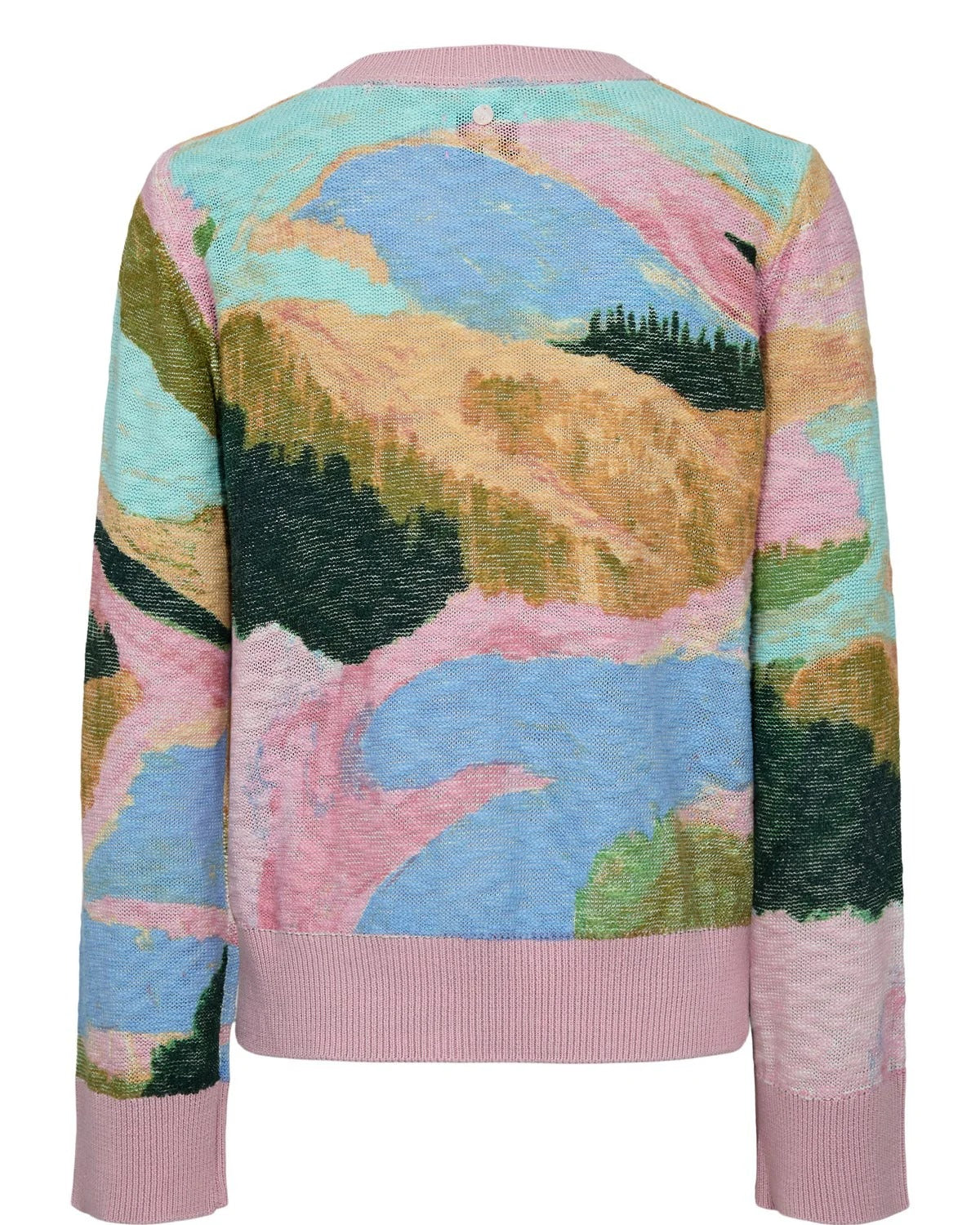 Jersey estampado paisaje rosado DEADOW