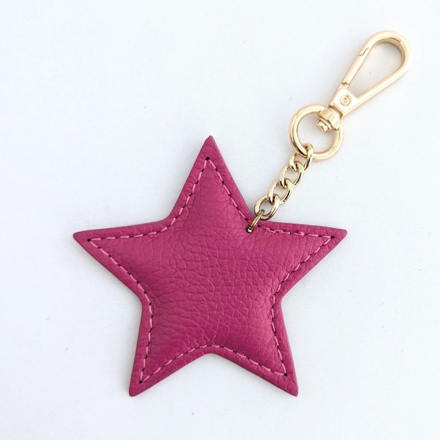 Charm/Llavera de piel ESTRELLA