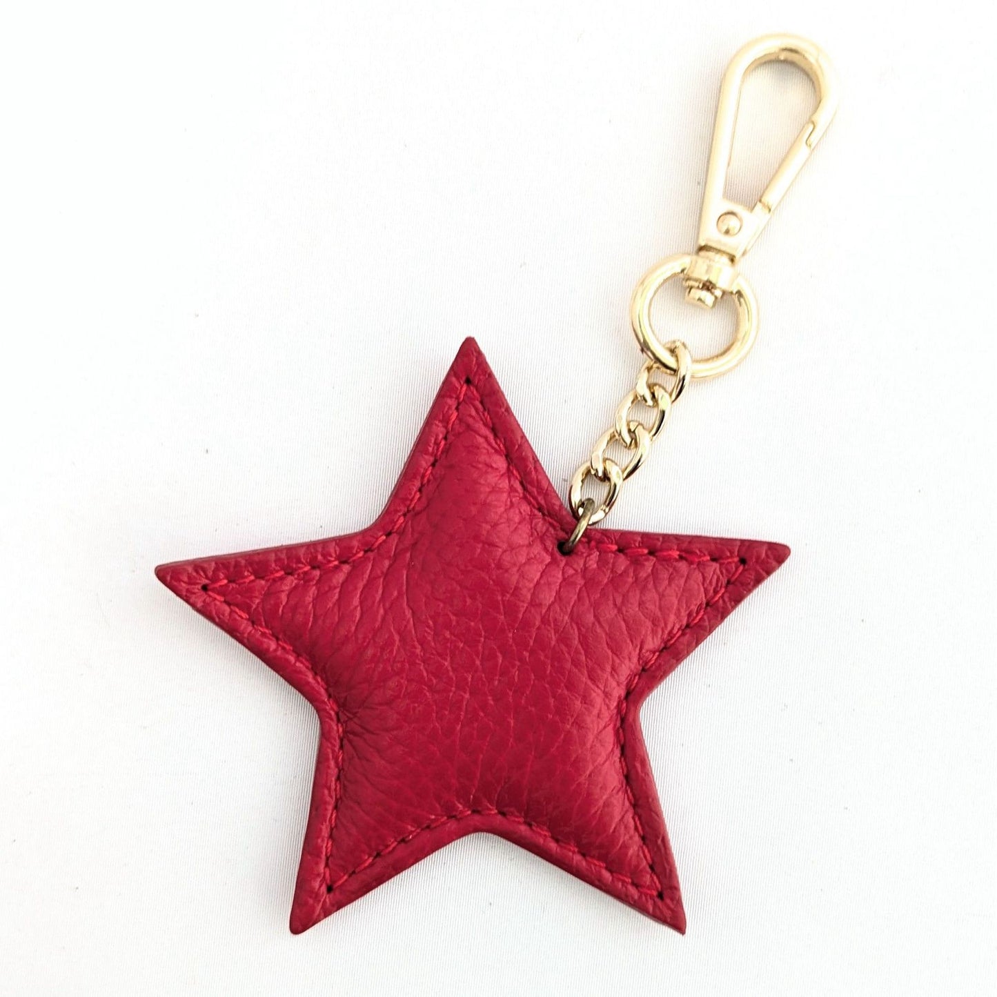 Charm/Llavera de piel ESTRELLA