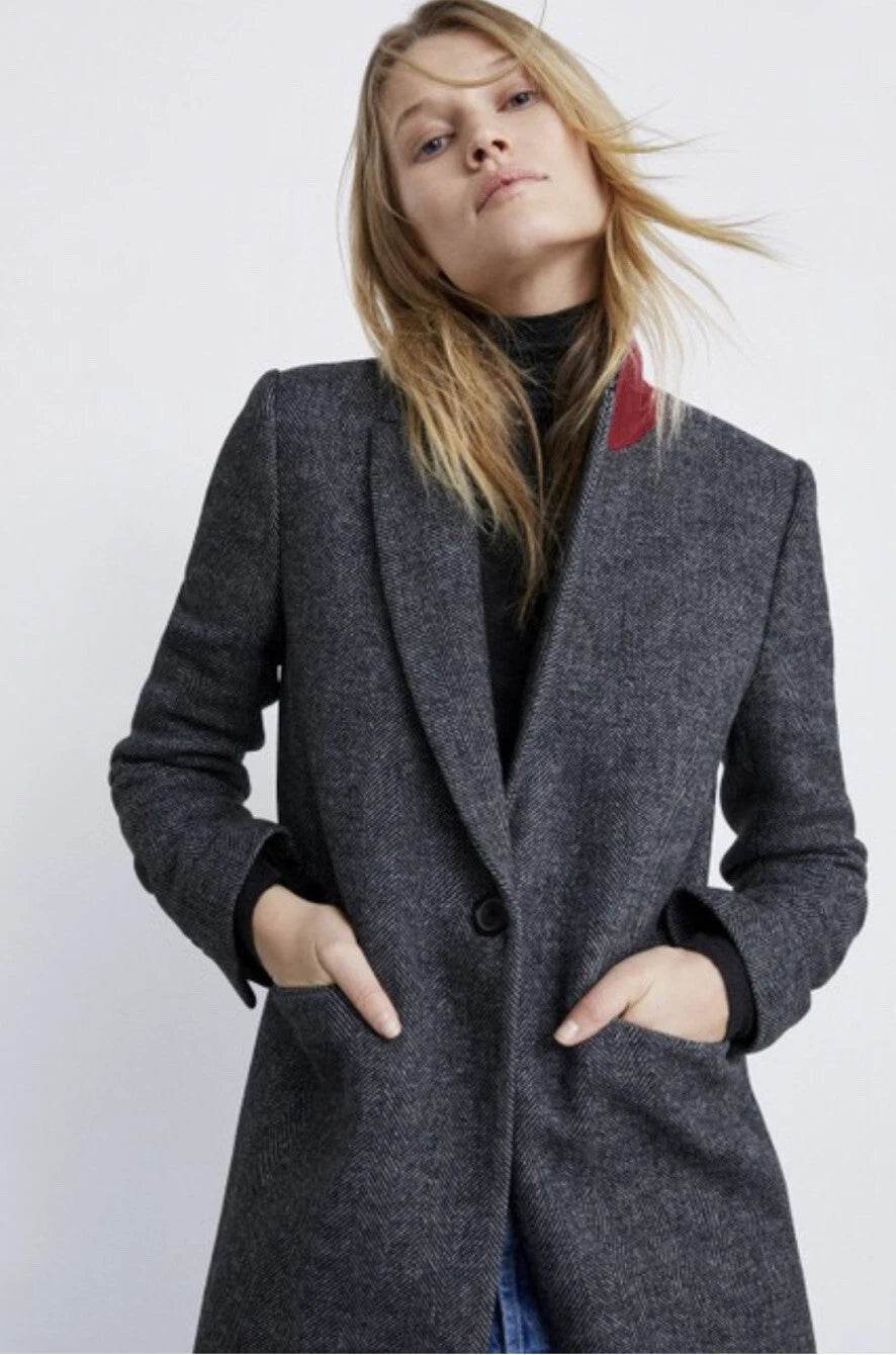 Abrigo espiga de Zara