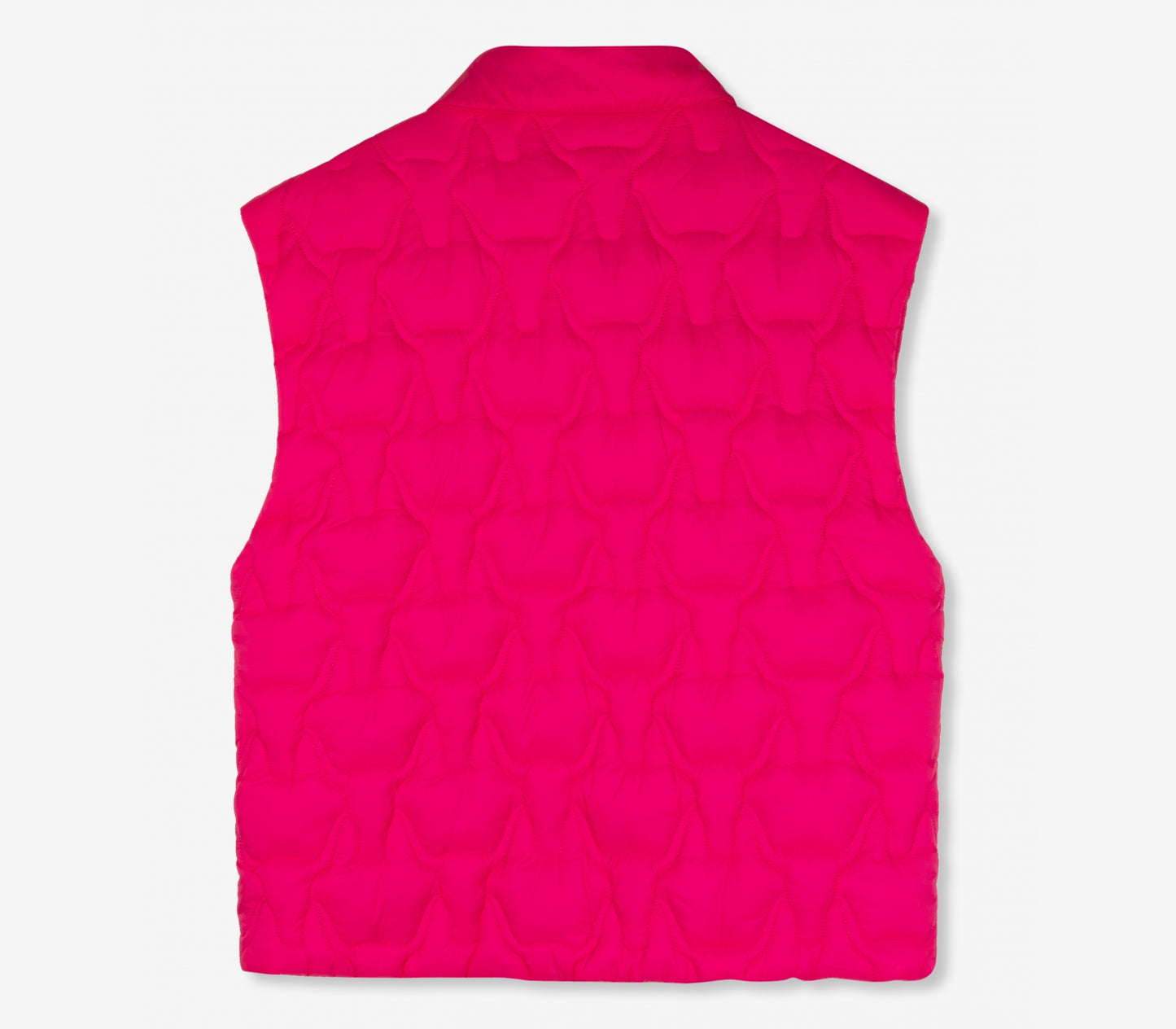 Chaleco acolchado fucsia
