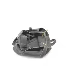 Bolso shopper de serraje gris