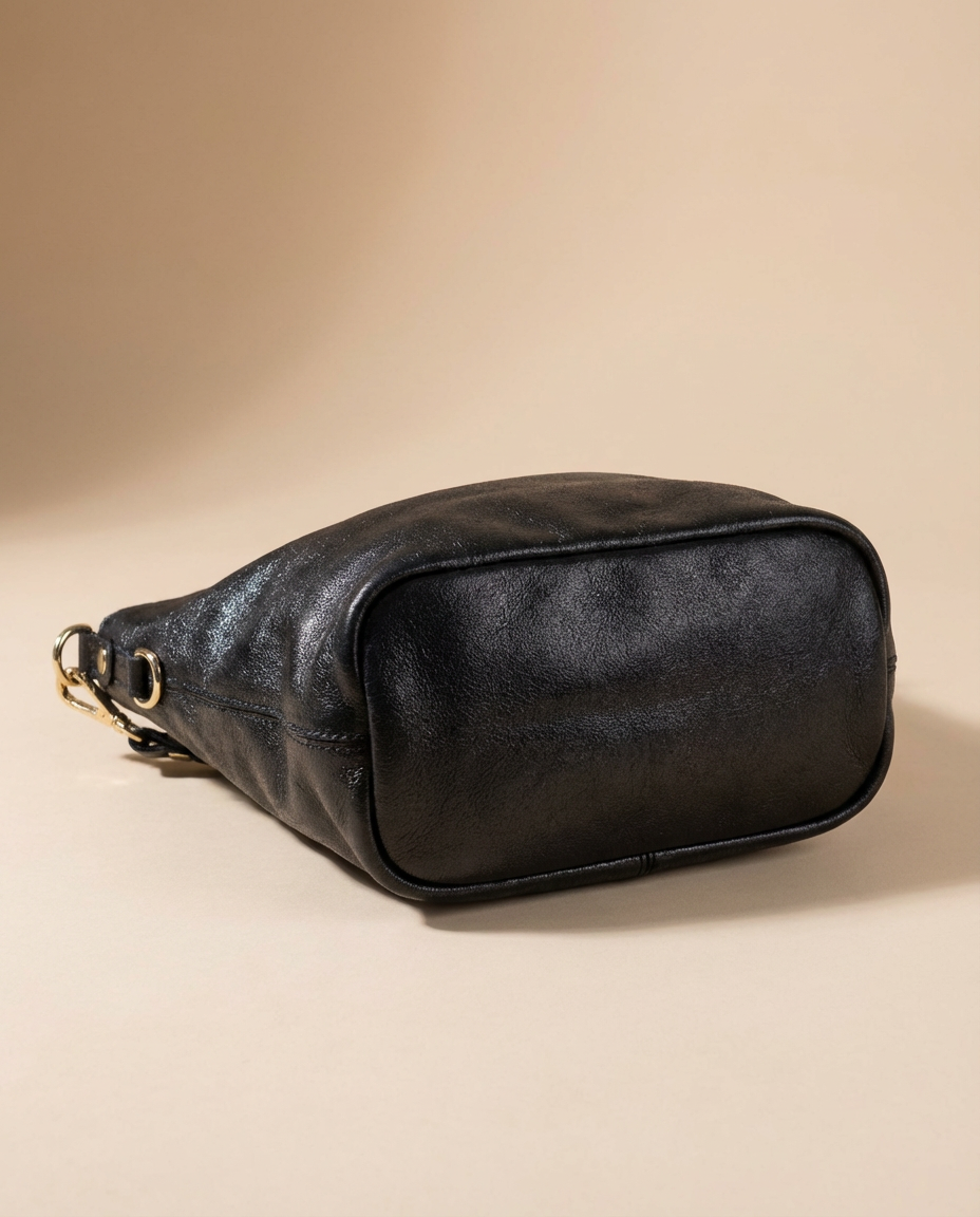 Bolso MACA negro brillante